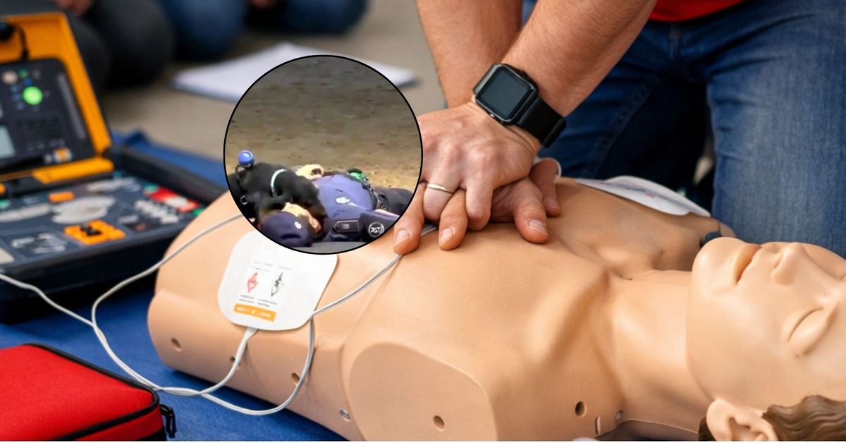 Paco, el perro policía que hace RCP y se volvió viral