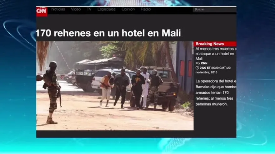 Tres muertos y 170 rehenes en Radisson de Bamako en Mali