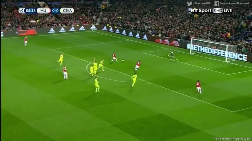 Manchester United venció 1-0 al CSKA Moscú