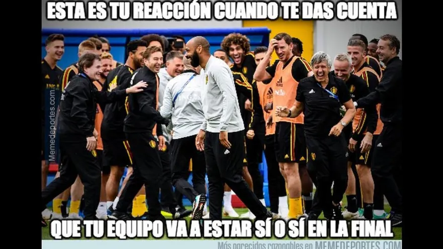 Memes del partido entre Francia y Bélgica