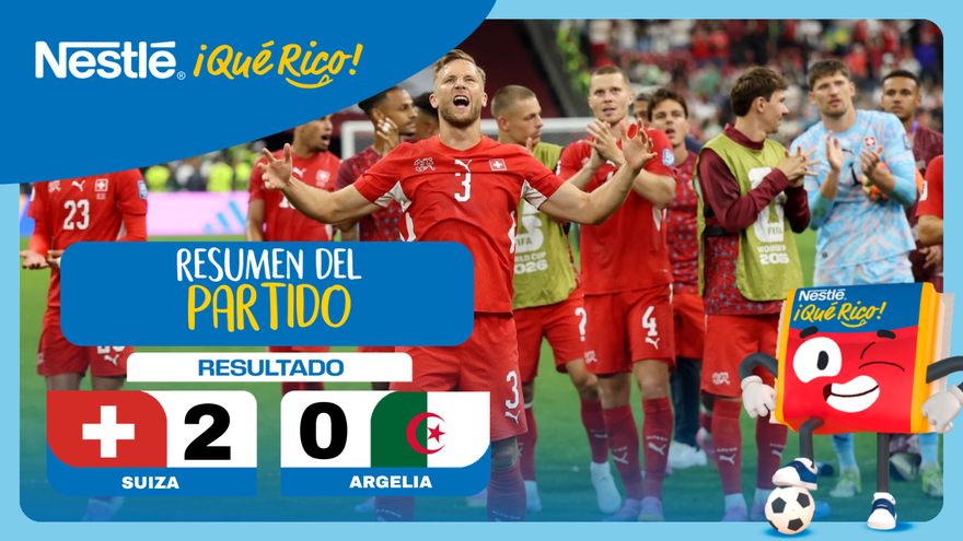 Mundial 2026 | Suiza vs Argelia Resumen Completo