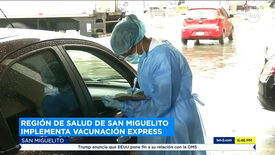 Región de Salud de San Miguelito implementa vacunación express