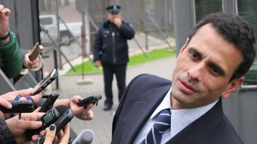 El líder de la oposición venezolana Henrique Capriles.