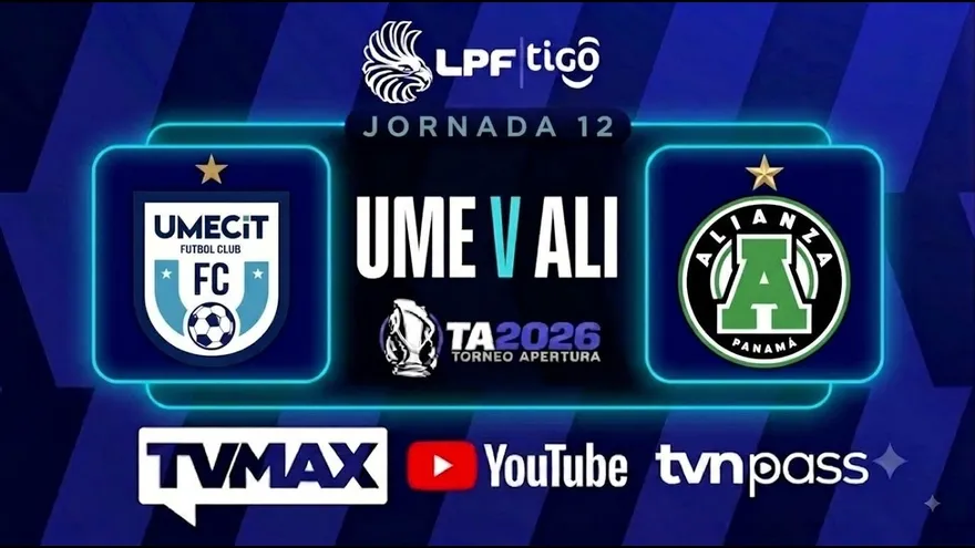 UMECIT VS ALIANZA FC | J-12 | ⚽APERTURA  2026 LPF | #FULLTVMAX | #ENVIVO'