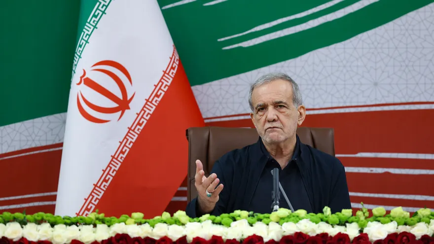 El presidente de Irán, Masud Pezeshkian.