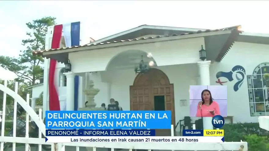 Hurtan dinero y computadora de iglesia en Penonomé