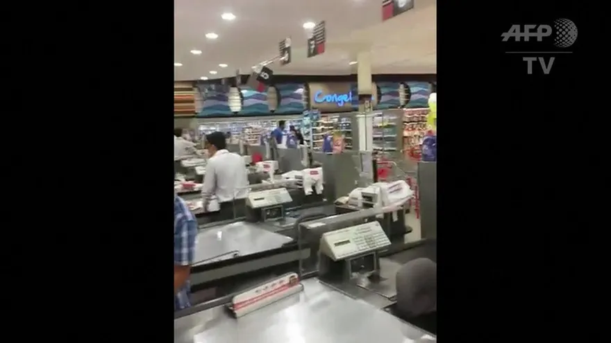 Ecuador: el sismo sentido desde un supermercado en Guayaquil