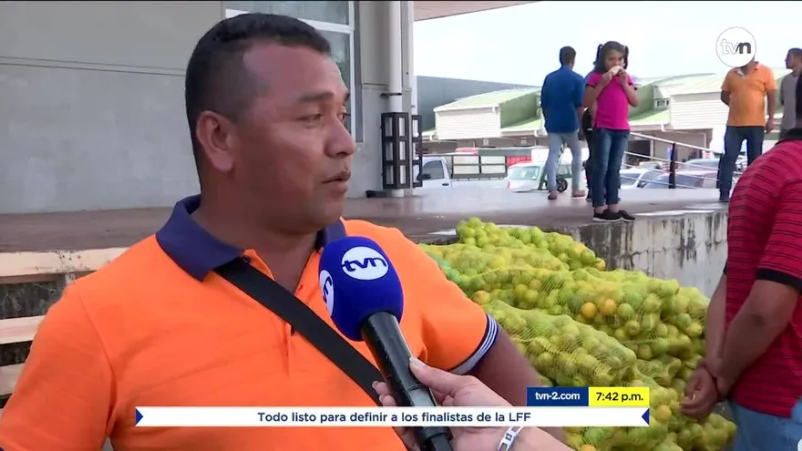 Productores de naranja se quejan por las malas condiciones en Merca Panamá