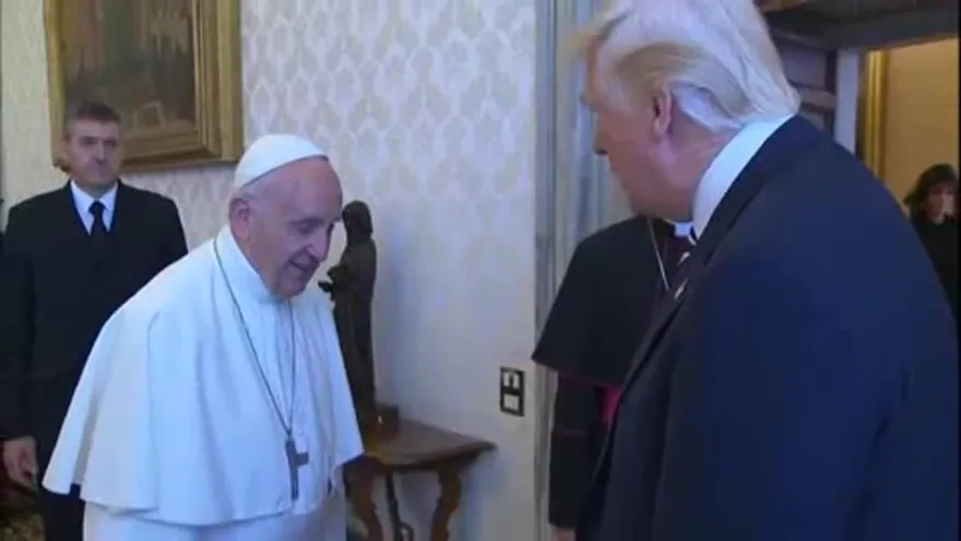 El Papa y Trump se reúnen en privado en el Vaticano
