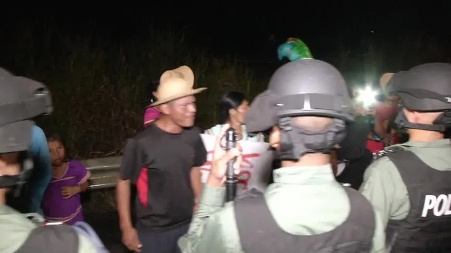 Ngäbes en Pacora, exigen la cancelación de Barro Blanco