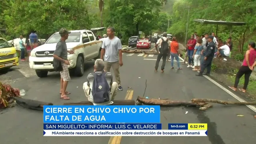 Moradores de Chivo Chivo protestan por falta de agua