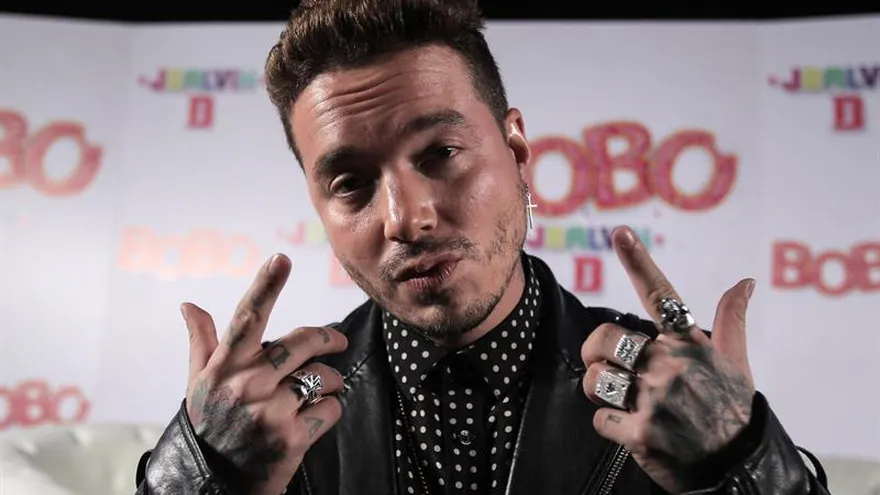 En la imagen, el reguetonero colombiano José Álvaro Osorio Balvin, J Balvin.