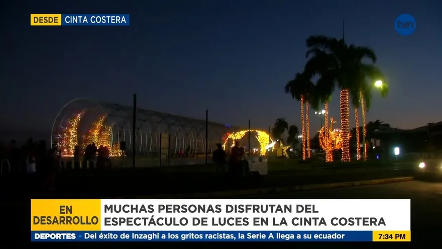 Cinta Costera, punto de encuentro de decenas de personas