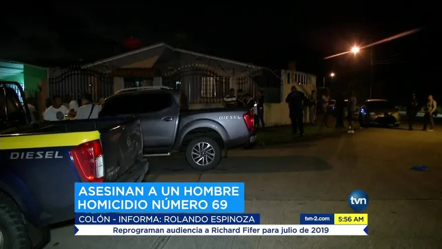 Se registra un nuevo homicidio en Colón