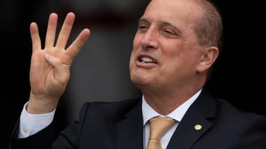 El ministro de Ciudadanía de Brasil, Onyx Lorenzoni. Foto/EFE