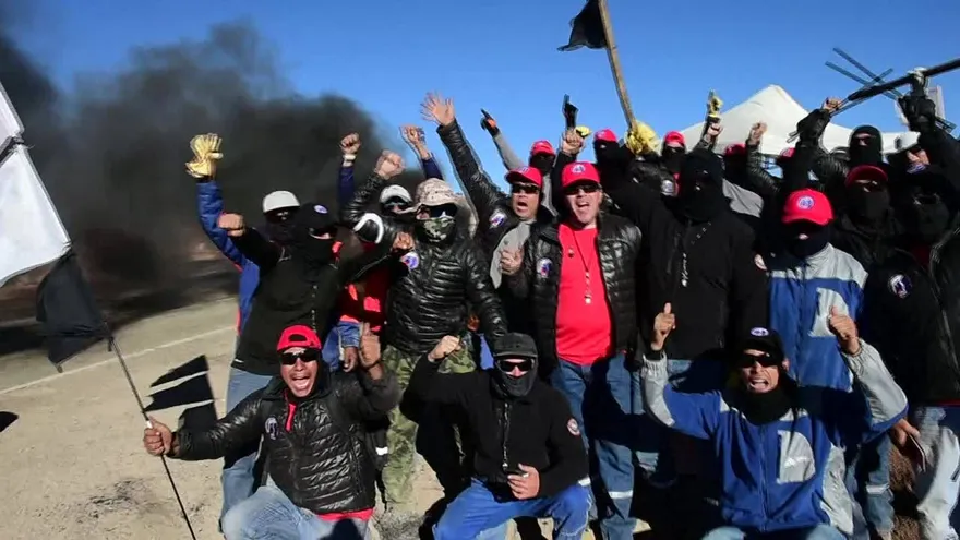 Octavo día de huelga de sindicalistas chilenos en mina Escondida