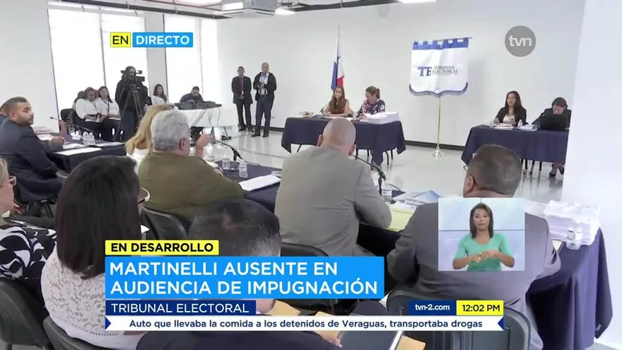 Audiencia de Martinelli por impugnación de candidaturas