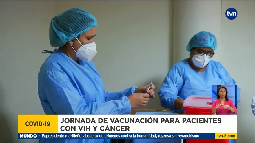 Vacunan a personas con VIH y cáncer en Veraguas