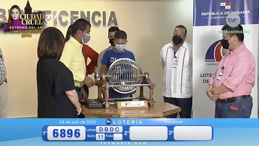 Sorteo dominical de la Lotería Nacional del 24 de julio de 2022