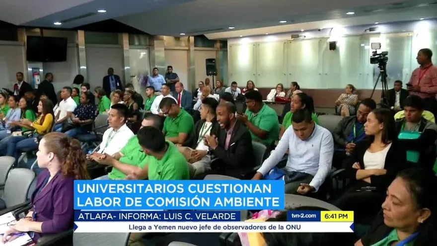 Universitarios exigen la aprobación del Código de Ambiente