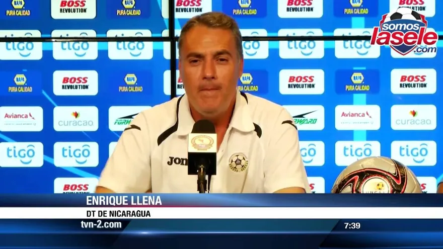 Declaraciones de Enrique Llena antes del partido contra Panamá