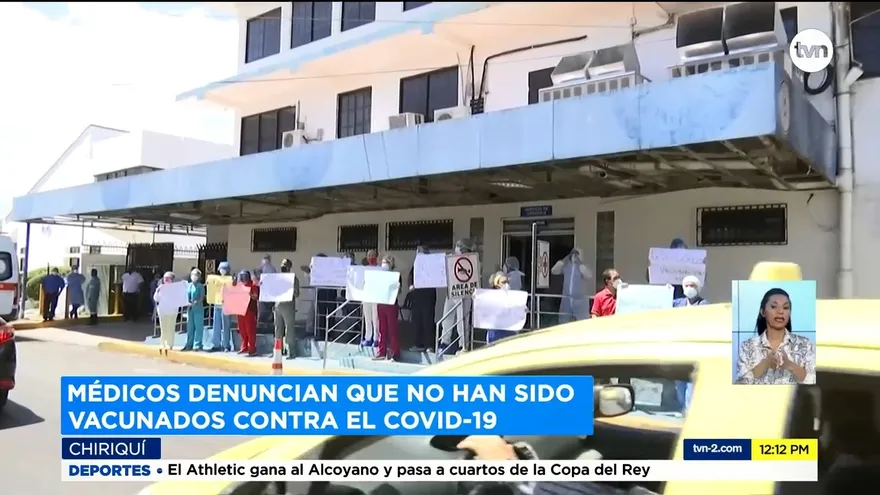 Personal de salud en Chiriquí exigen ser vacunados