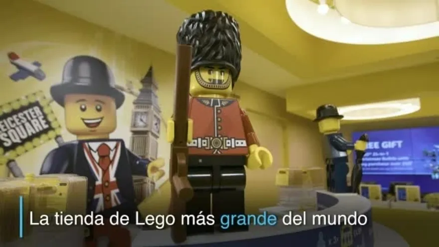 Lego inaugura su tienda más grande en Londres