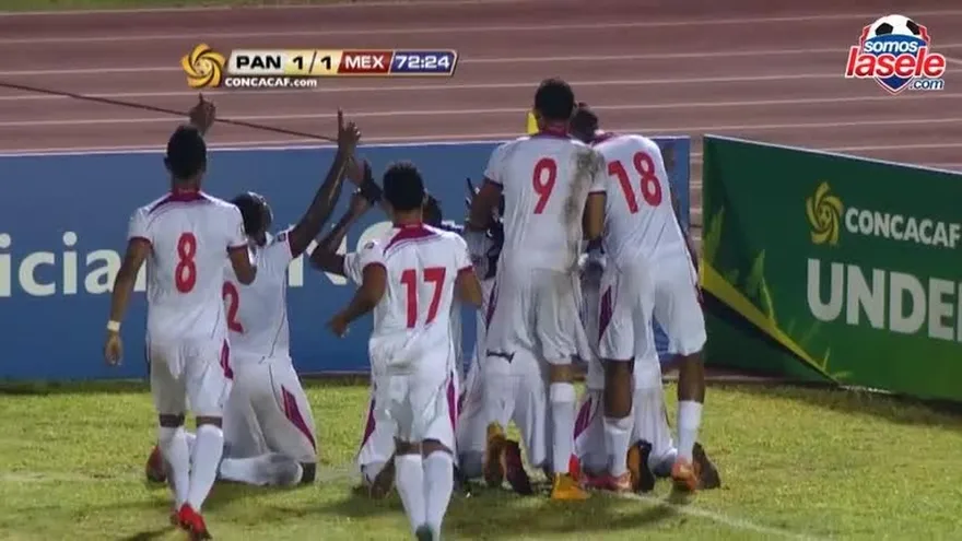 Fidel Escobar empata el juego Panamá 1-1 México