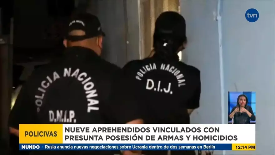 Aprehenden a presuntos pandilleros en Colón