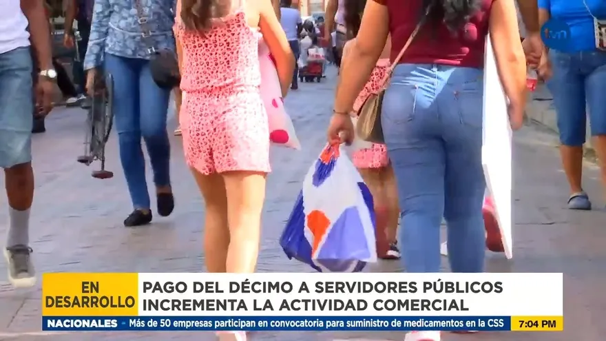 Se incrementa actividad comercial con pago del Décimo a los funcionarios