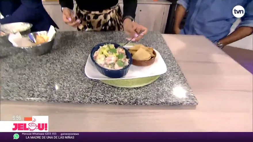 Receta: Ceviche de camarones hawaianos (final)