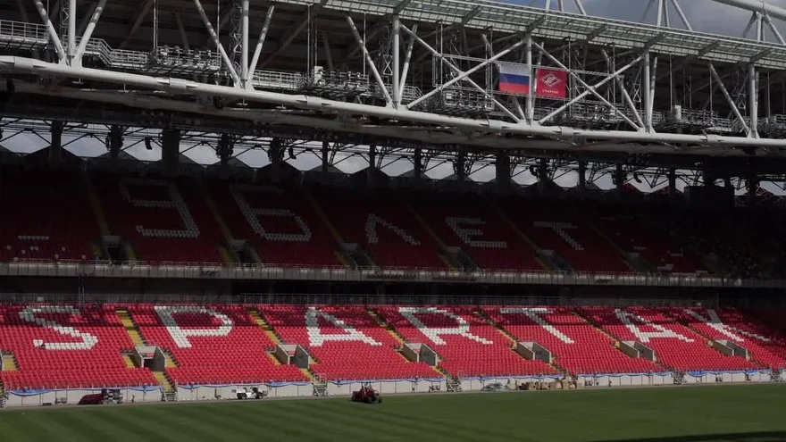Vistas del Estadio Otkrytie en Rusia