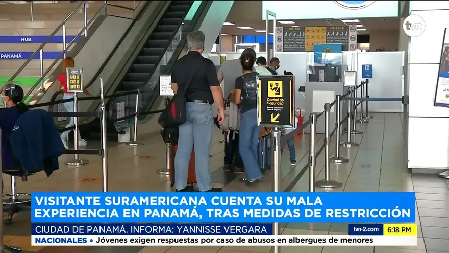 Visitante suramericana se queja de supuesta violación a sus derechos