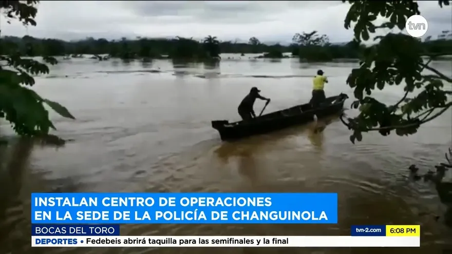 Instalan centro de operaciones por lluvias en Changuinola