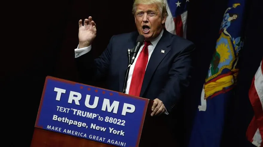En la imagen, el empresario y candidato a la presidencia de EE.UU. por el partido Republicano Donald Trump.