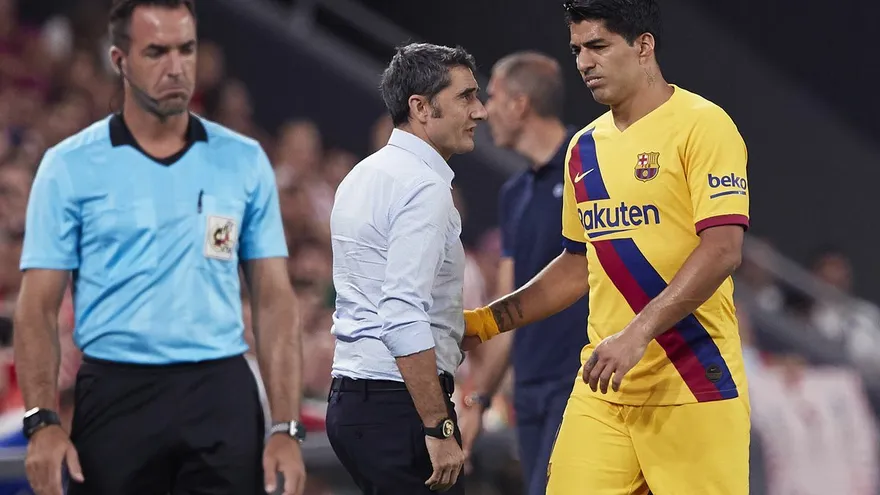 Luis Suárez podría estar un mes de baja por su lesión en San Mamés