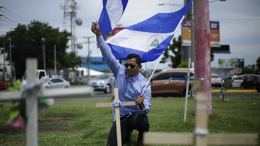 Las protestas contra el Gobierno de Daniel Ortega se iniciaron por unas fallidas reformas a la seguridad social y se convirtieron en una exigencia de su renuncia, a raíz de las decenas de muertes reportadas en las manifestaciones