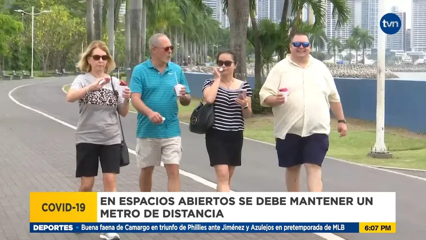 Panamá inicia primer día sin mascarillas al aire libre