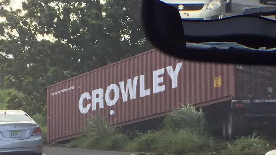 Mula se accidenta en la Vía Centenario este sábado