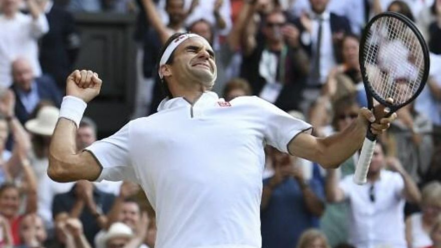 Roger Federer derrotó a Rafael Nadal en semifinales de Wimbledon