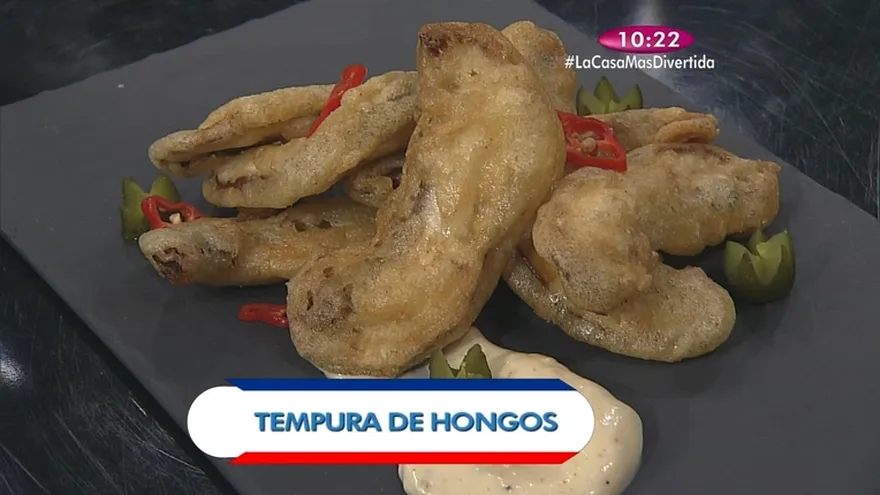 Receta - Tempura de Hongos