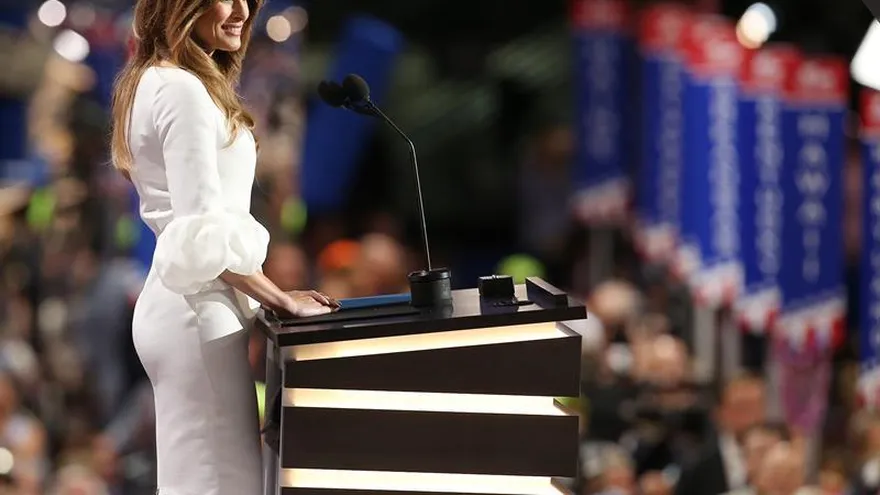 La esposa de Donald Trump, Melania.