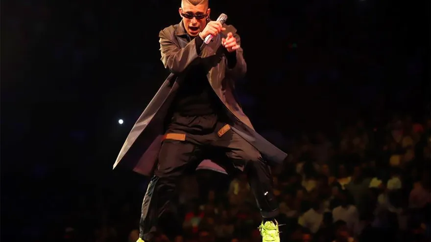 El la imagen el artista puertorriqueño Bad Bunny.