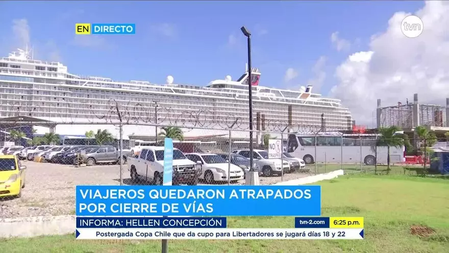 Cierres en Colón afectan a pasajeros de cruceros