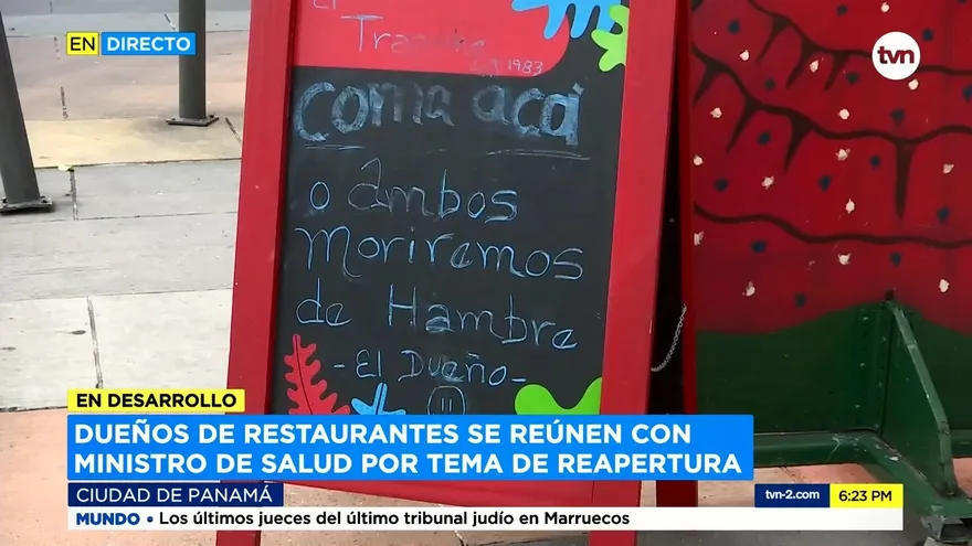 Gremios de restaurantes se reúnen con el Ministro de Salud