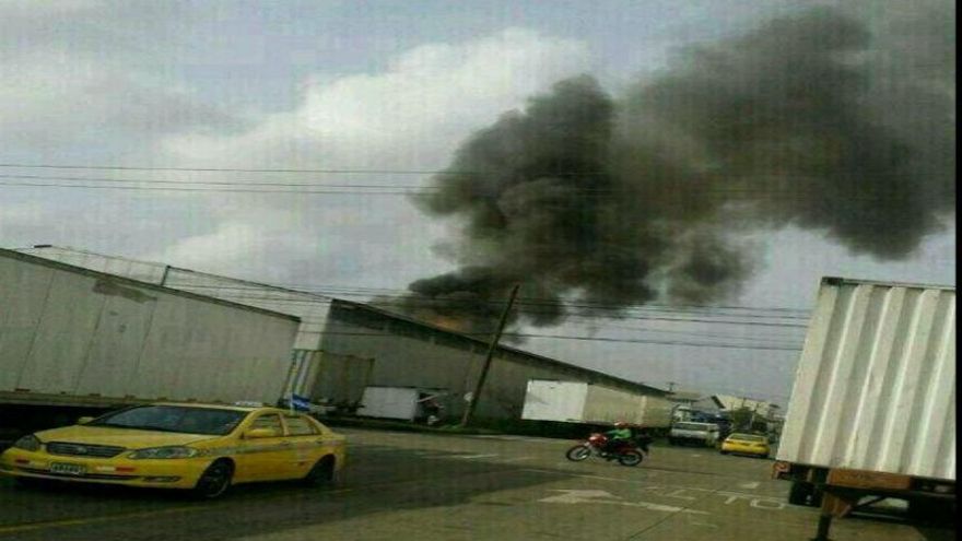 Conato de incendio en Zona Libre de Colón