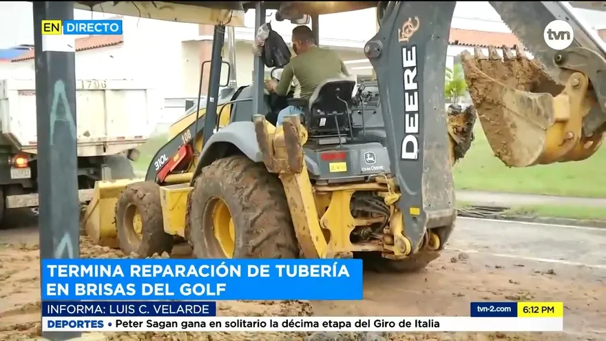 Idaan repara daño en tubería en Brisas del Golf