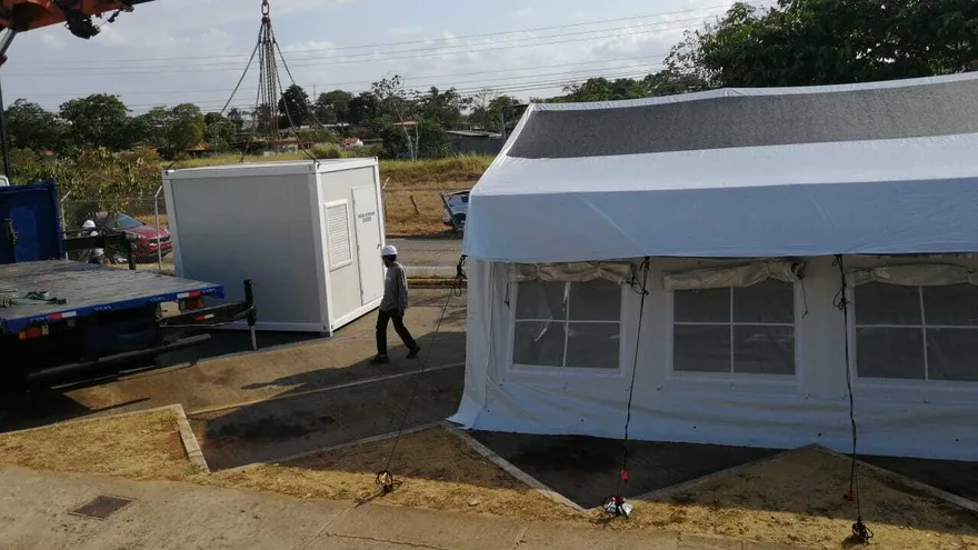CSS continúa la instalación de módulos para atención de pacientes con sintomatologías  respiratorias