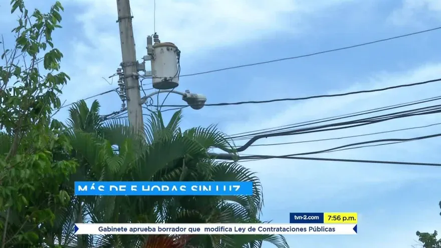 Comunidades de Panamá Norte y San Miguelito se quedan sin luz