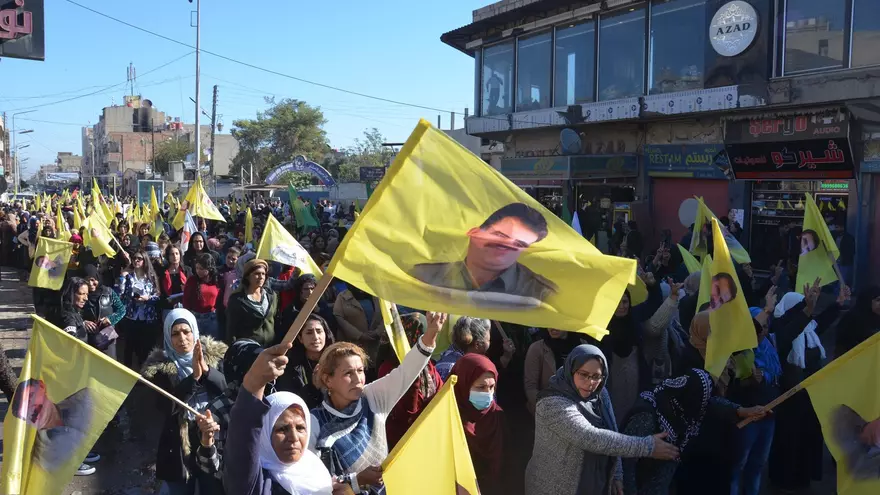 Protestas contra los ataques turcos a Siria